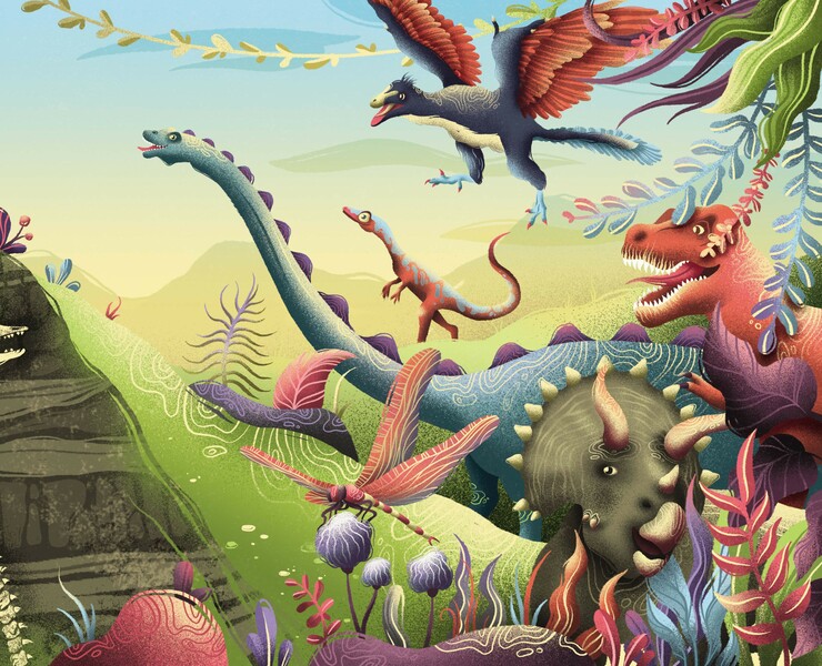 THE BEASTS BENEATH OUR FEET | Children's Book — Иллюстрация, Графика на Dprofile