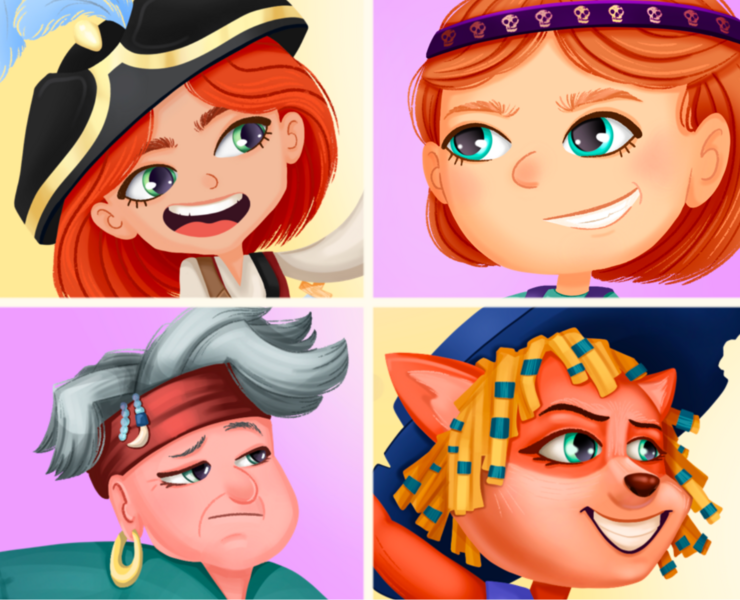 Дизайн персонажей пиратов