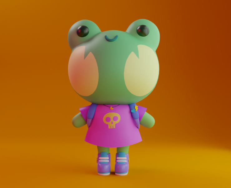 Baby Froggy (tutorial) на Dprofile