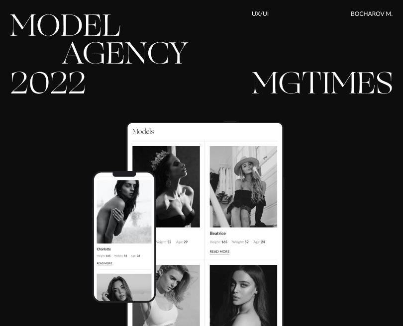 MGTimes - Model Agency — Интерфейсы на Dprofile