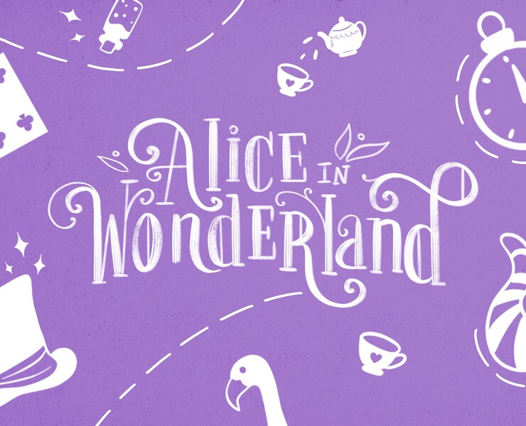 Cover for Alice in Wonderland — Иллюстрация на Dprofile