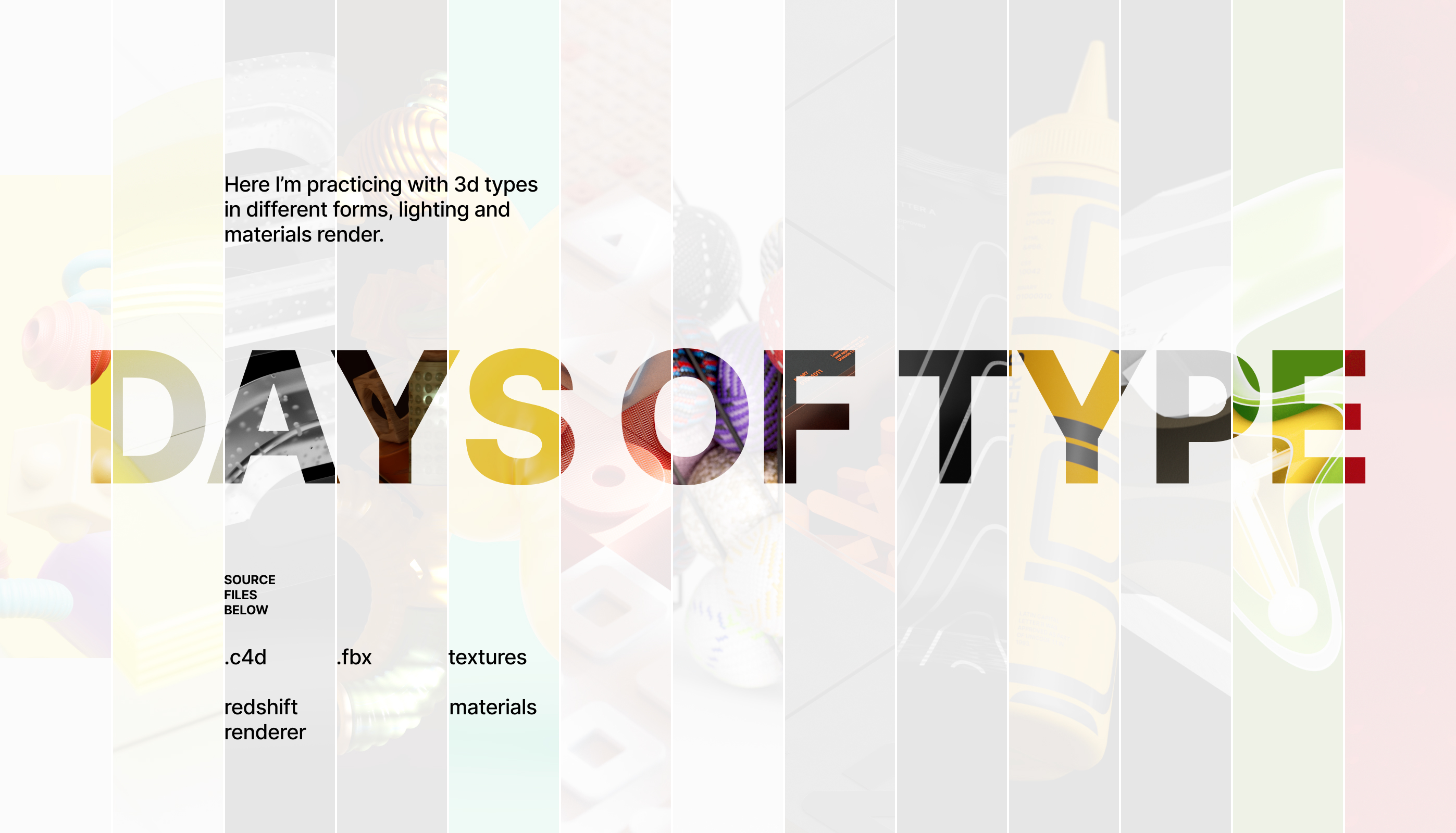 Days of Type — Изображение №2 — Графика, 3D на Dprofile