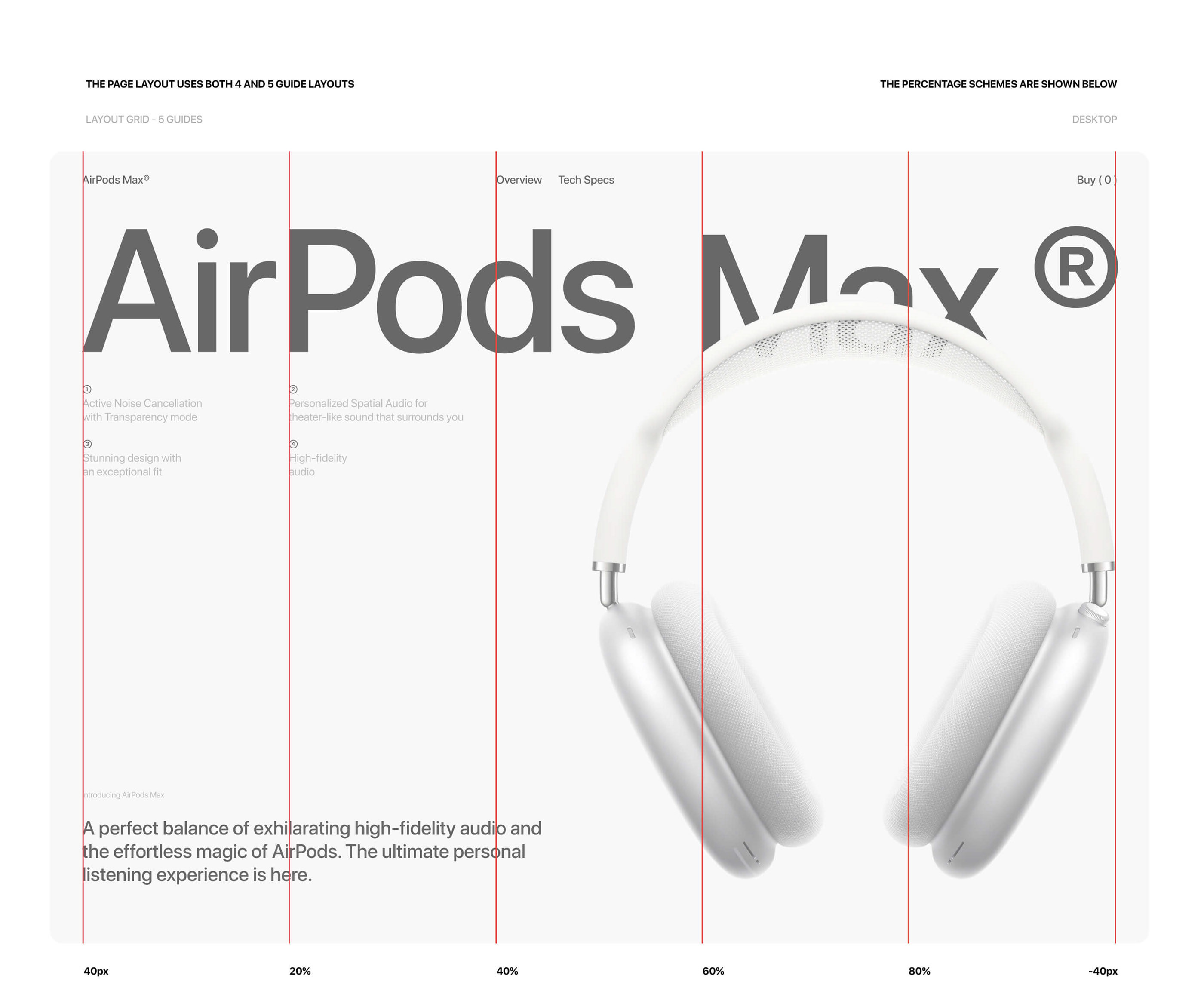 Apple AirPods Max® Redesign — Изображение №3 — Интерфейсы, Графика на Dprofile
