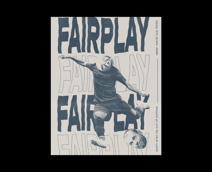 UEFA – FairPlay. Постер — Иллюстрация, Графика на Dprofile