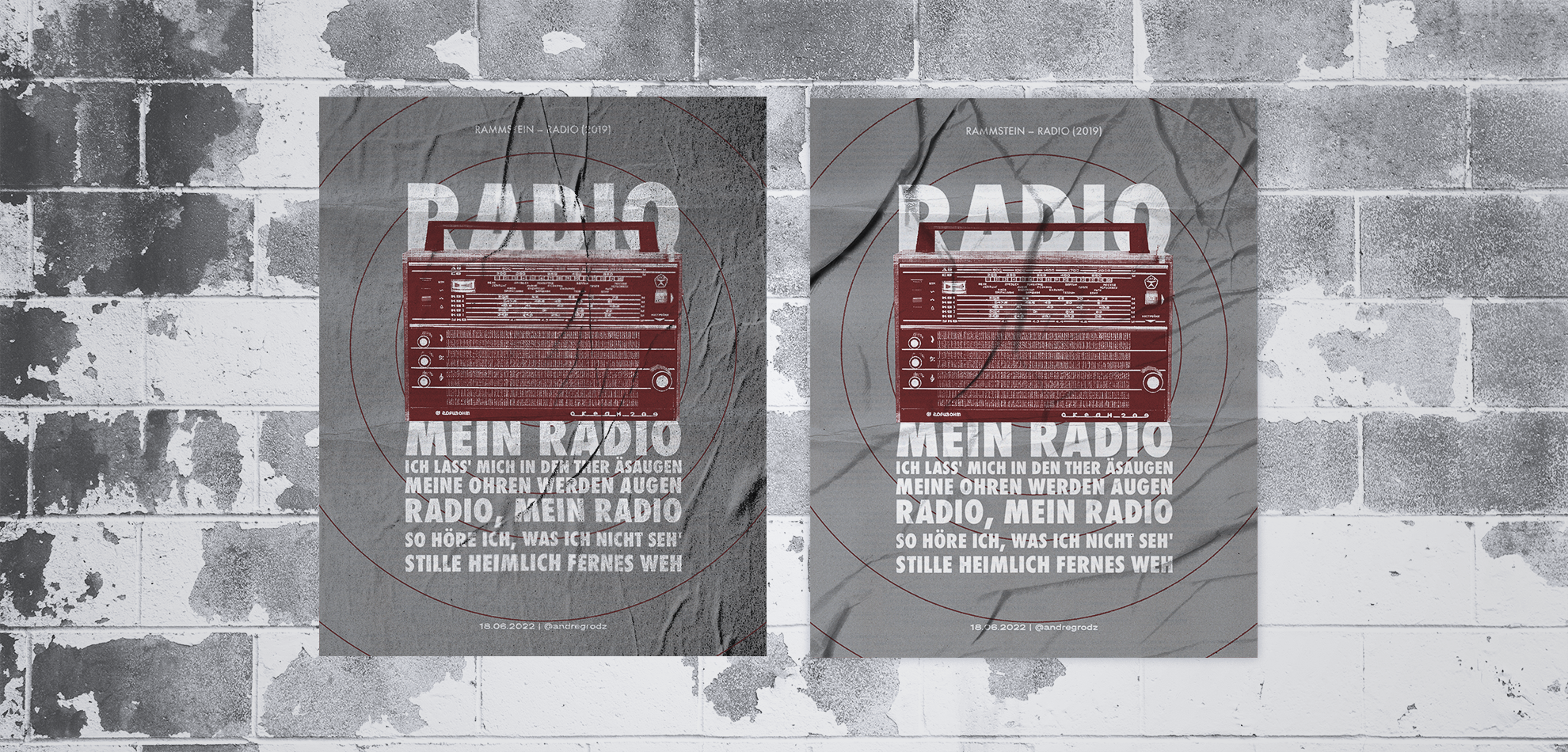 Rammstein — Radio. Poster — Изображение №3 — Иллюстрация, Графика на Dprofile