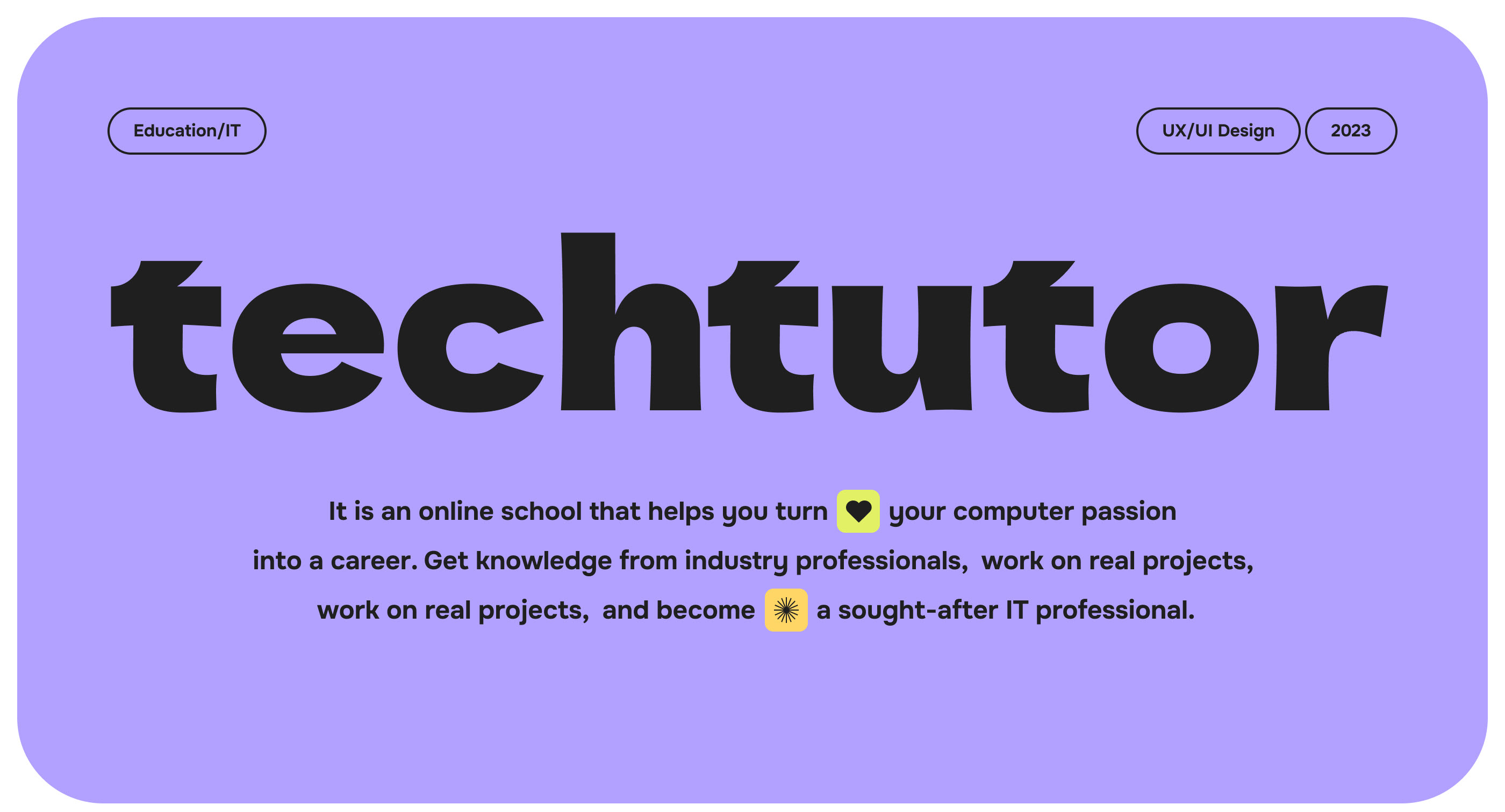 techtutor - Online IT School — Изображение №1 — Интерфейсы, Анимация на Dprofile