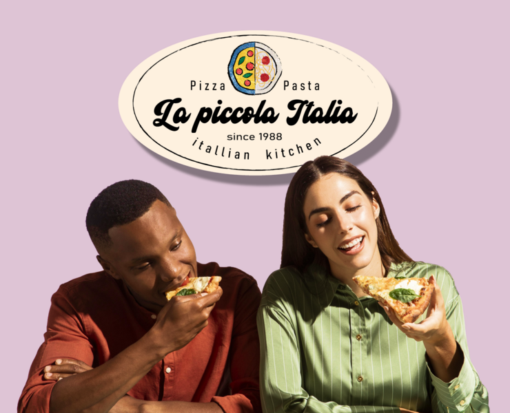 Логотип, фирменный стиль для пицца-паста бара — Брендинг на Dprofile