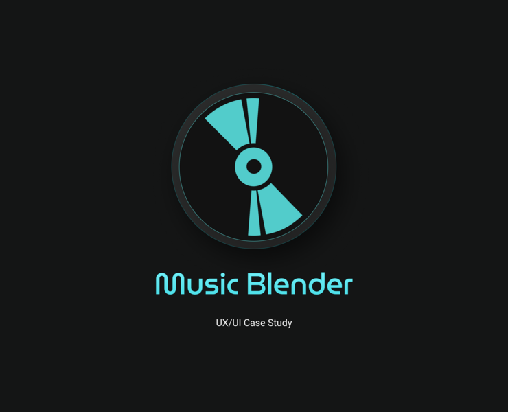 Music Blender — Интерфейсы, Брендинг, Иллюстрация на Dprofile