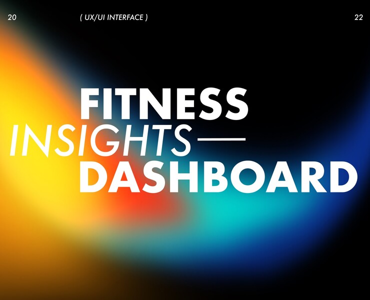 Fitness Insights Dashboard — Интерфейсы, Графика на Dprofile