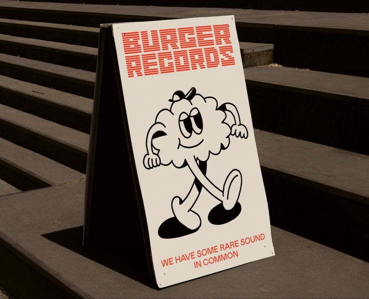 Burger Records — Брендинг, Графика на Dprofile