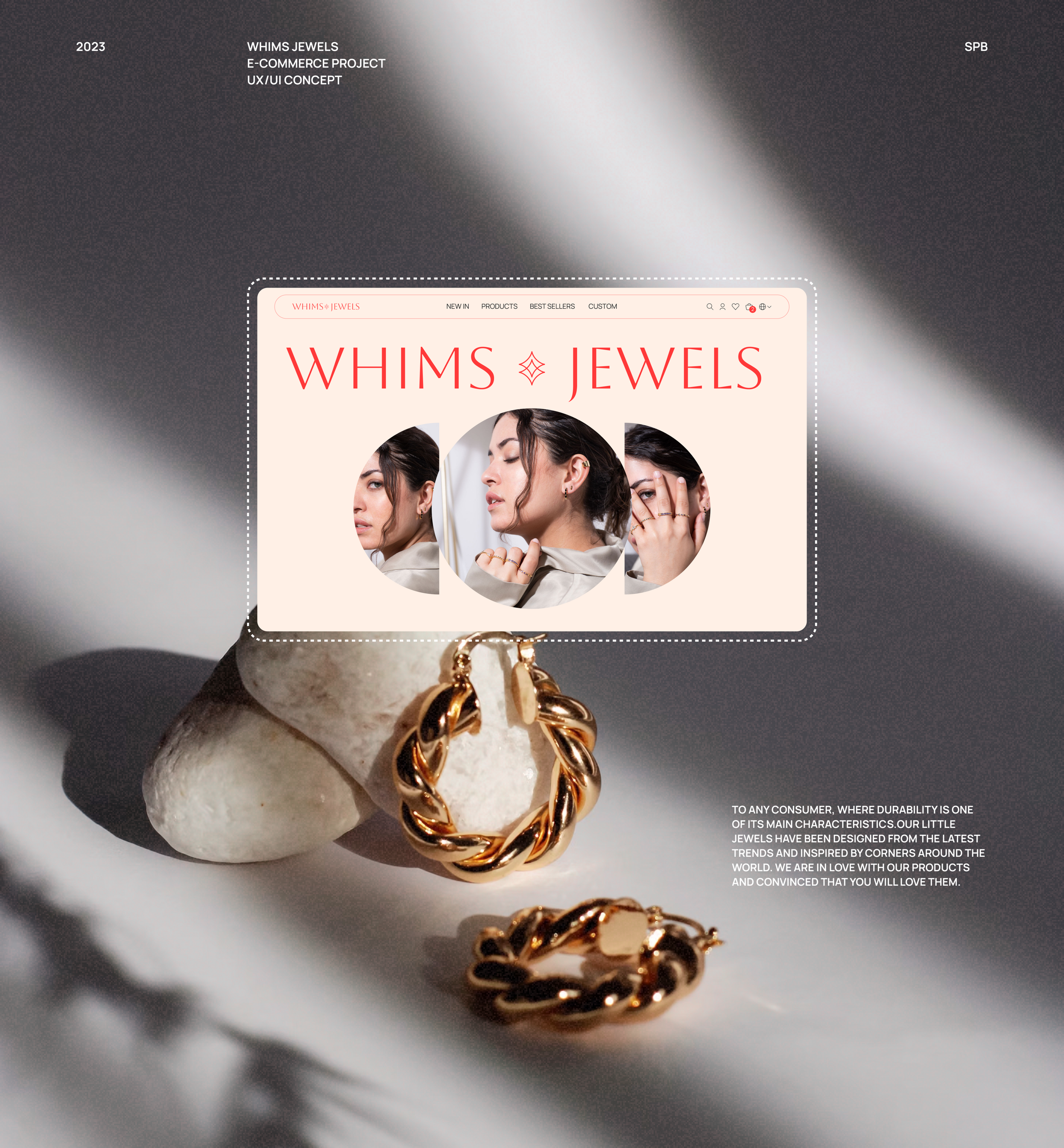 Whims Jewels | Redesign | E-commerce — Изображение №1 — Интерфейсы на Dprofile
