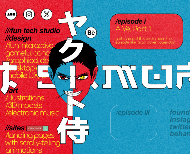Сайт фан тех студии и интерактивного шоу от Yakut Samuraiii на Dprofile