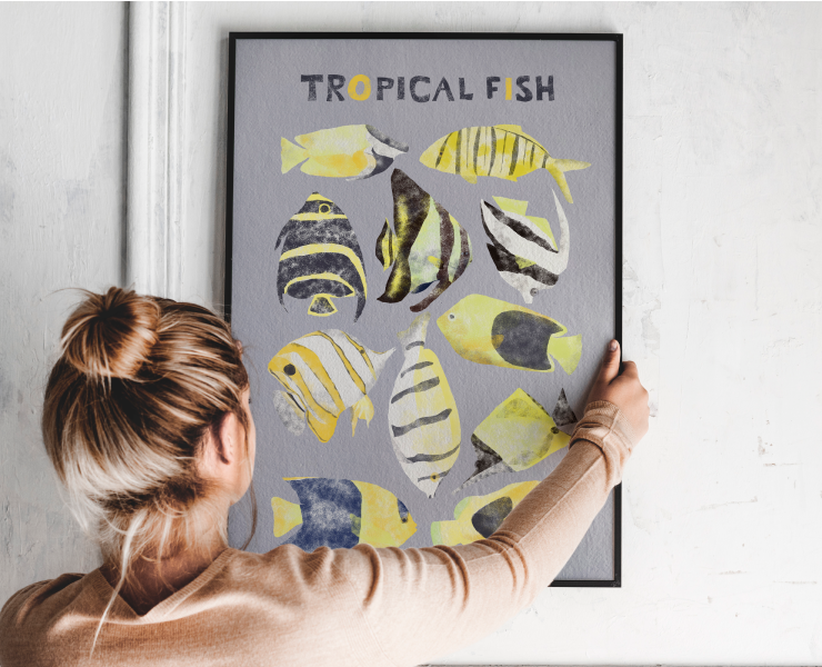 Posters «Tropical Fish» — Иллюстрация, Графика на Dprofile