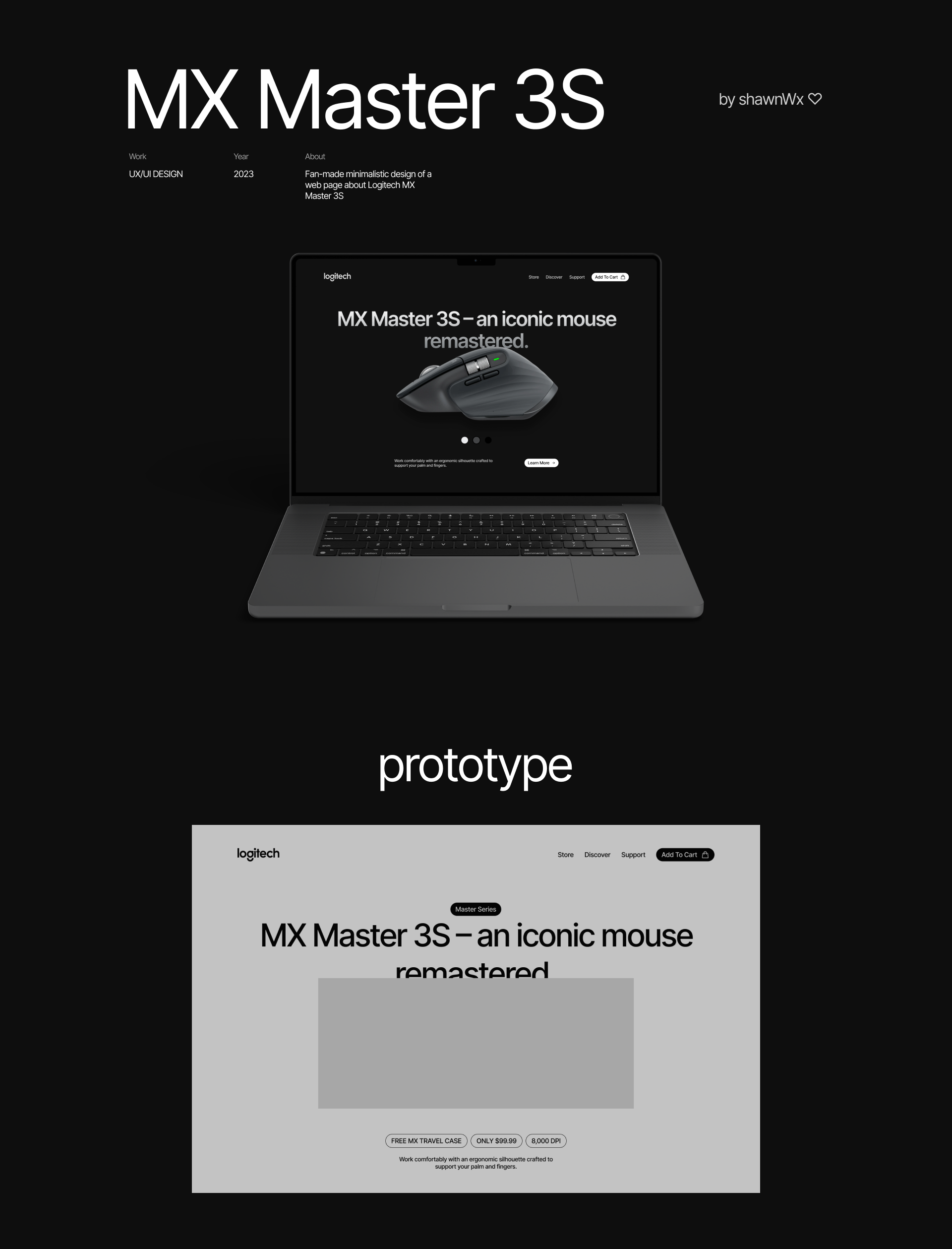 MX Master 3S - Web Design — Изображение №1 — Интерфейсы на Dprofile
