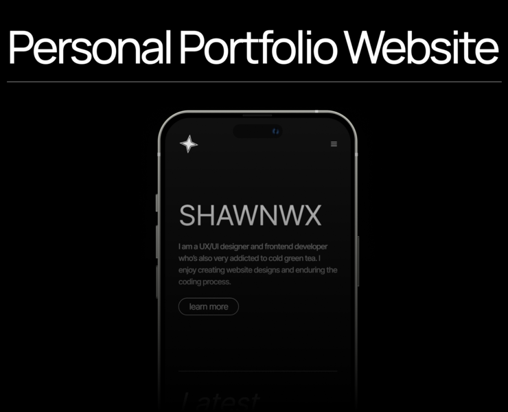 Personal Portfolio Website — Интерфейсы на Dprofile