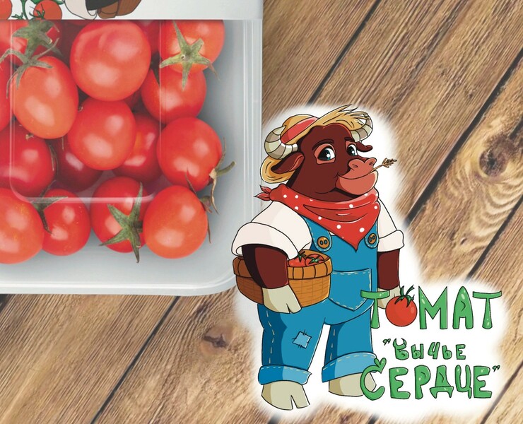 Packaging design for tomatoes — Брендинг, Иллюстрация на Dprofile