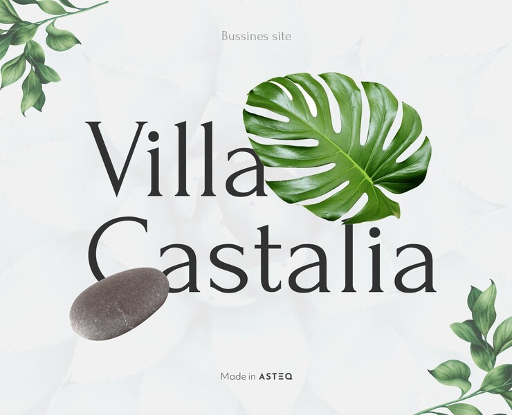 Villa Castalia | Корпоративный сайт — Интерфейсы на Dprofile