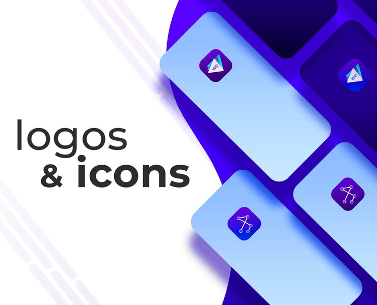 Логотипы и иконки для десктоп и моб. приложений ios android — Брендинг, Графика на Dprofile