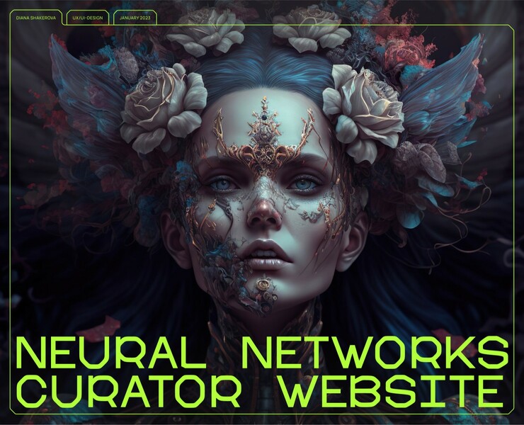 Сайт-визитка куратора креативных нейросетей | UX/UI-design на Dprofile