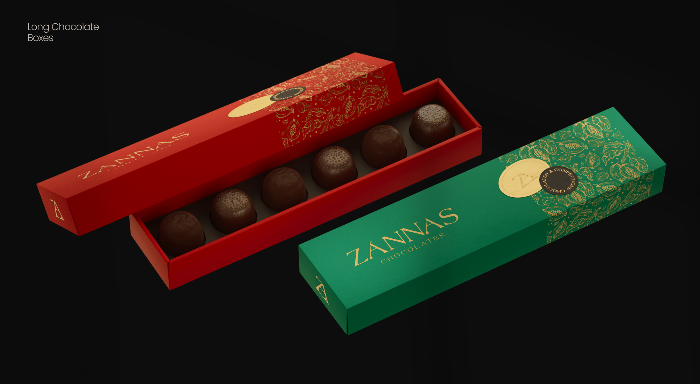 Zanna's Chocolates Visual Brand identity — Изображение №14 — Брендинг, 3D на Dprofile