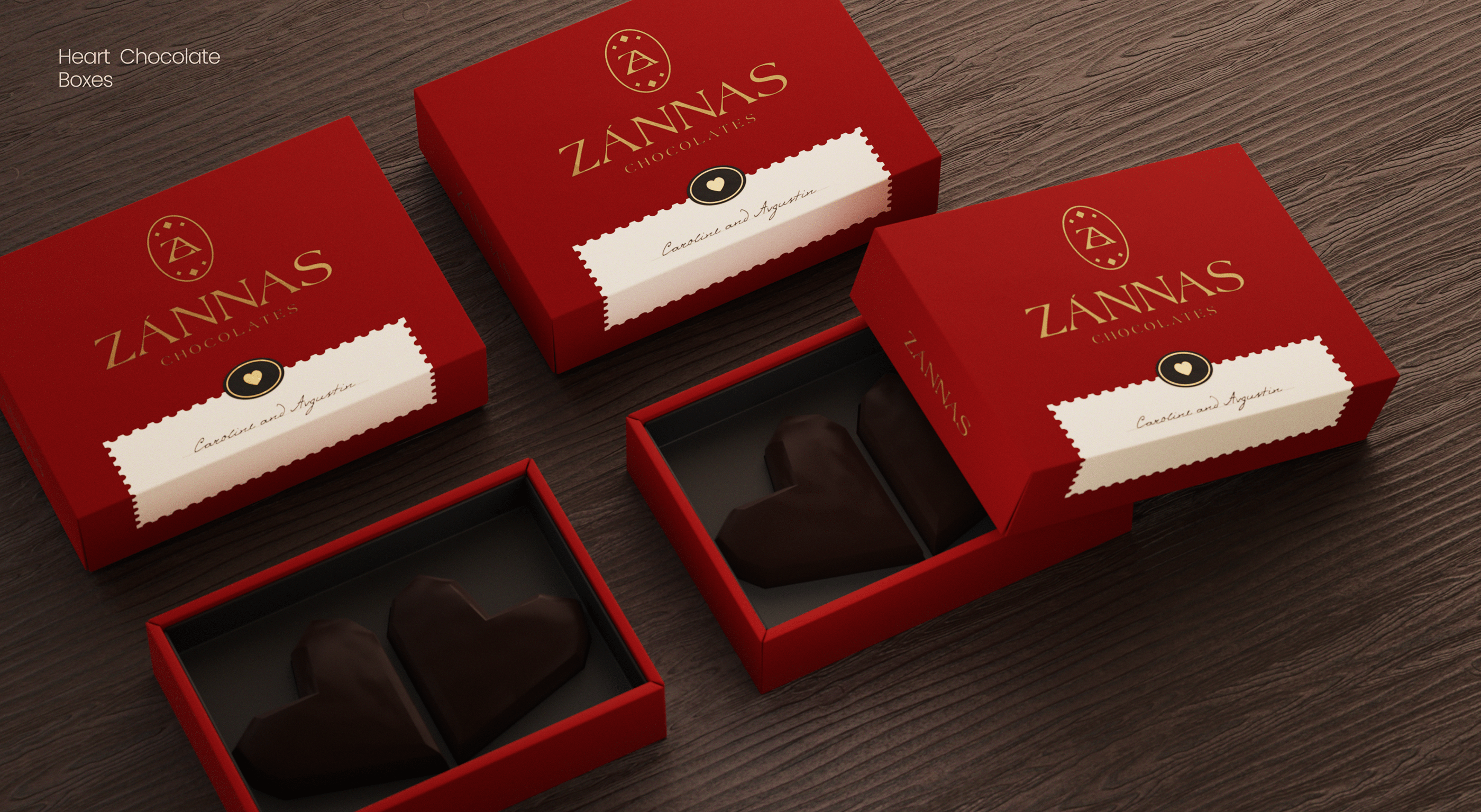 Zanna's Chocolates Visual Brand identity — Изображение №15 — Брендинг, 3D на Dprofile