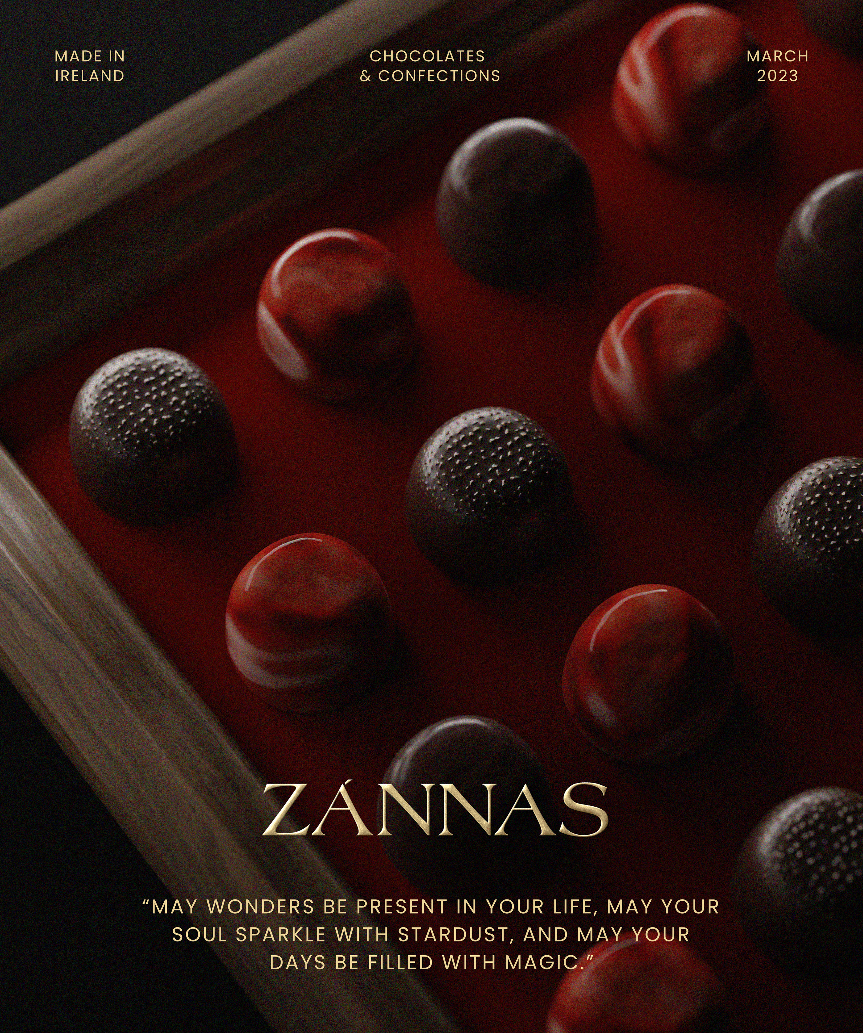 Zanna's Chocolates Visual Brand identity — Изображение №1 — Брендинг, 3D на Dprofile