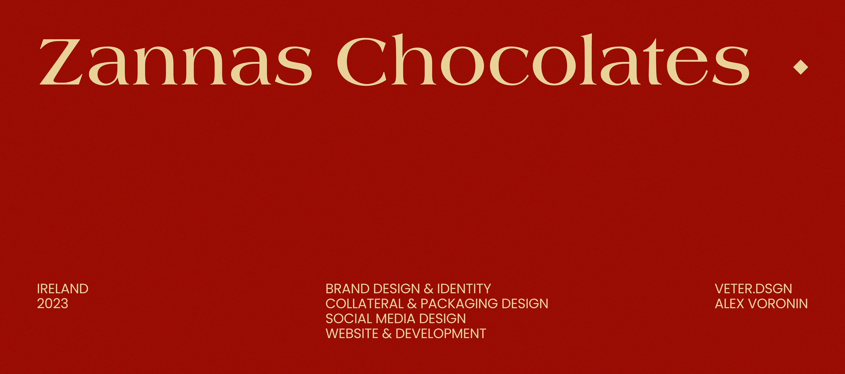 Zanna's Chocolates Visual Brand identity — Изображение №2 — Брендинг, 3D на Dprofile