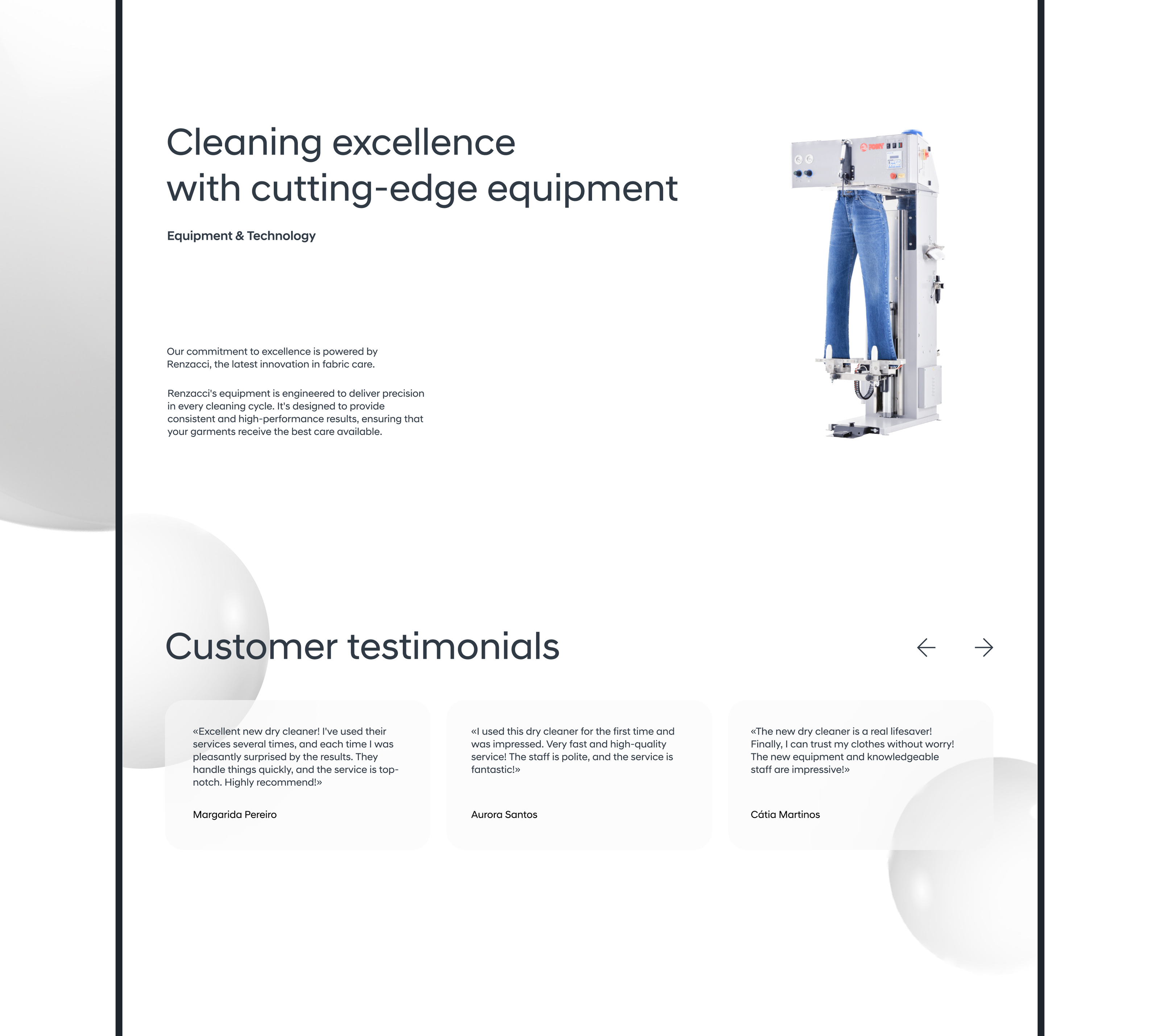 UI/UX Design | Serene | Dry cleaning — Изображение №7 — Интерфейсы на Dprofile