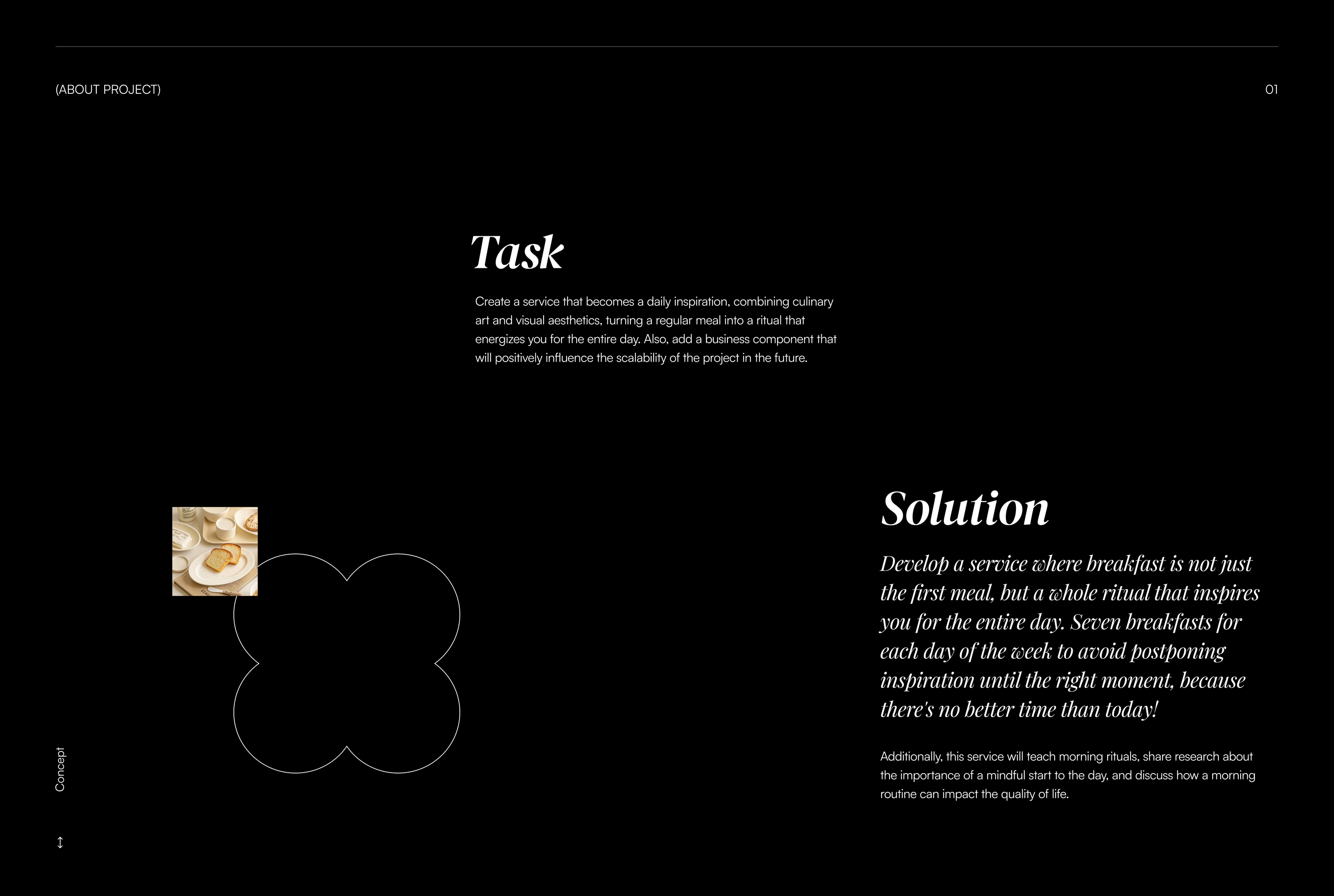 Morning aesthetics website UX/UI DESIGN — Изображение №2 — Интерфейсы, Анимация на Dprofile
