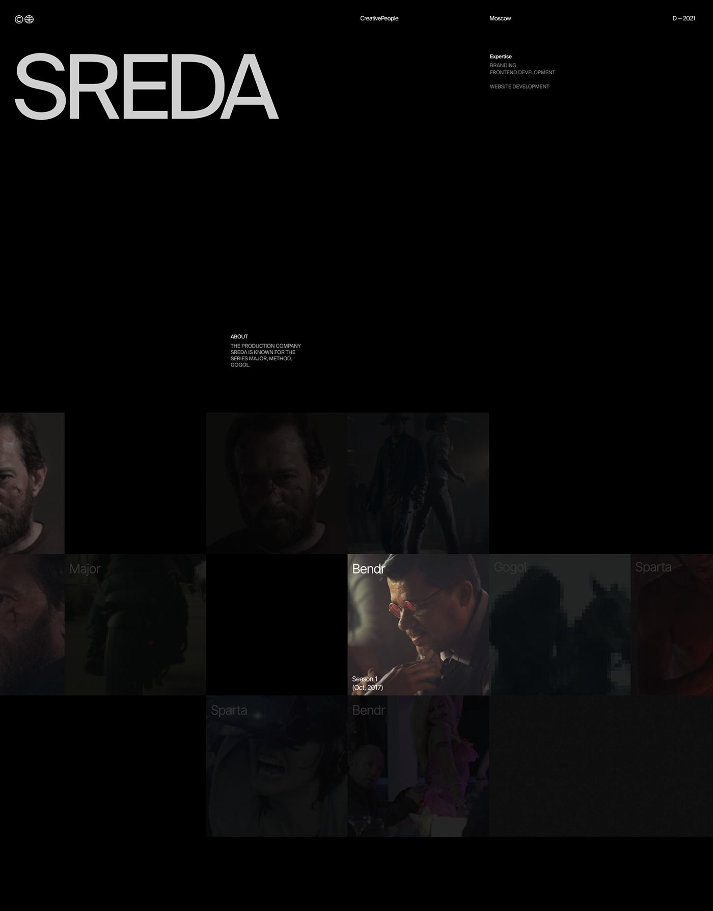 Sreda → сериалы для Netflix — Изображение №1 — Интерфейсы, Брендинг на Dprofile