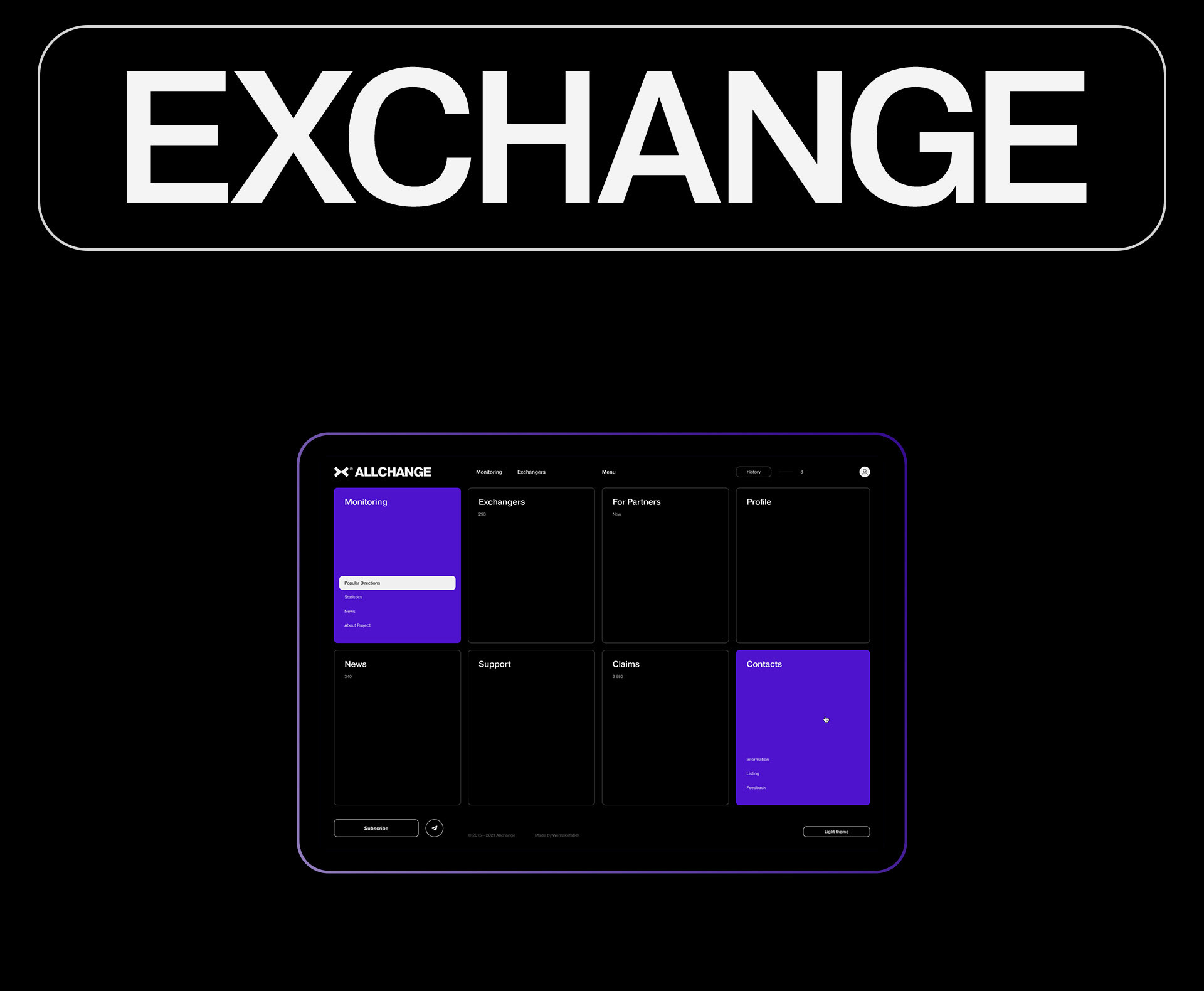 Allchange — Изображение №11 — Интерфейсы, Анимация на Dprofile