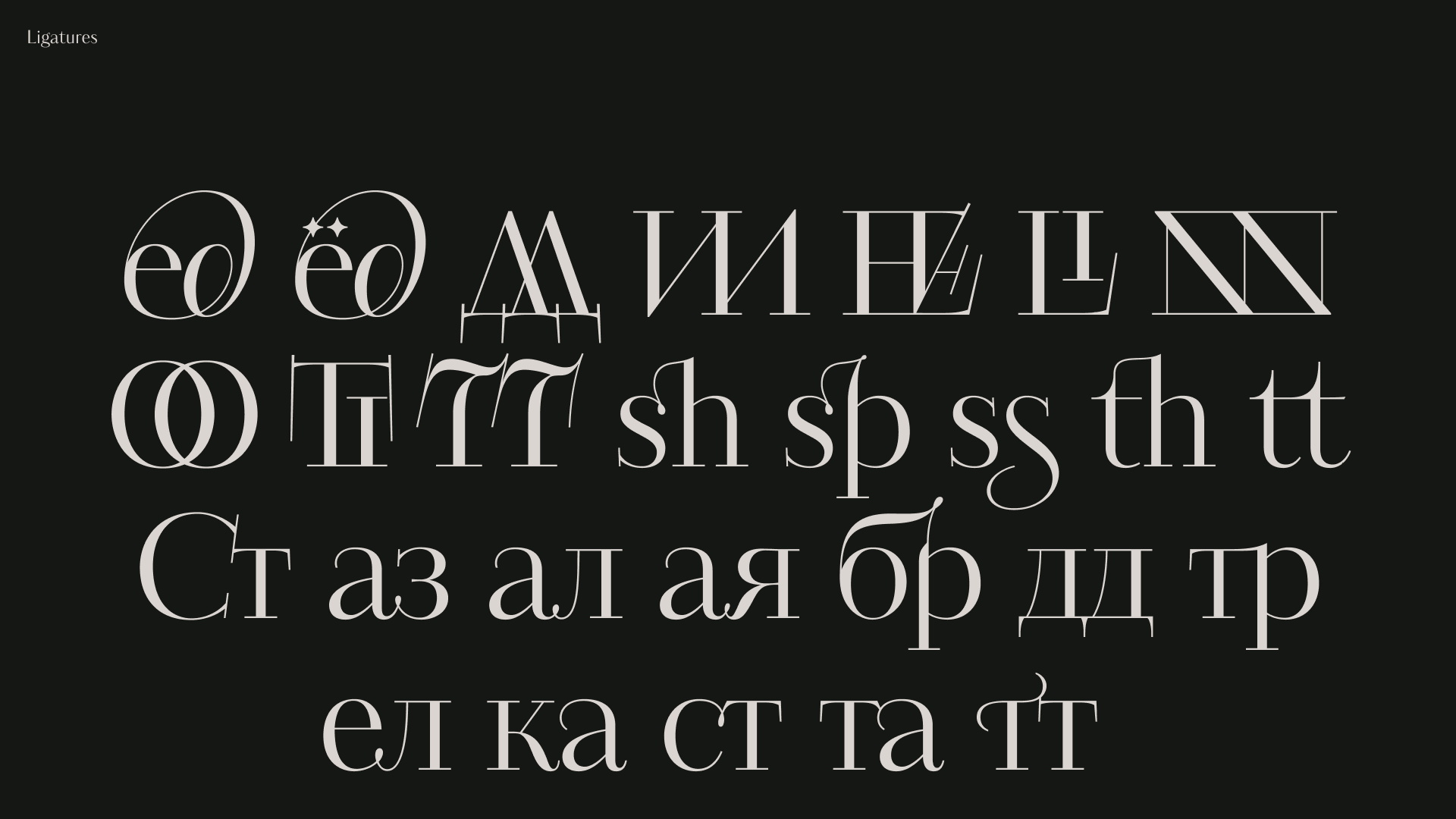 Kudry Typeface — Изображение №14 — Графика на Dprofile