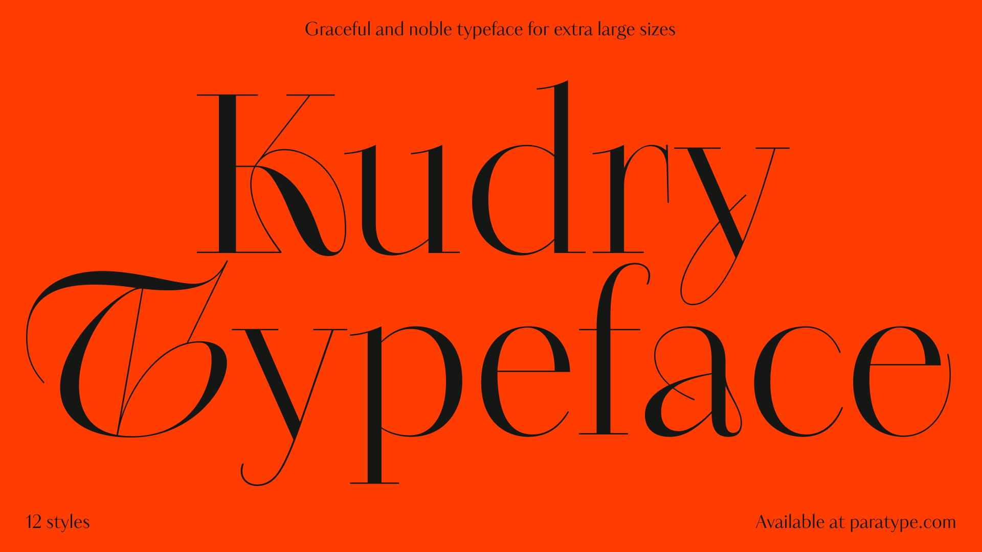Kudry Typeface — Изображение №2 — Графика на Dprofile