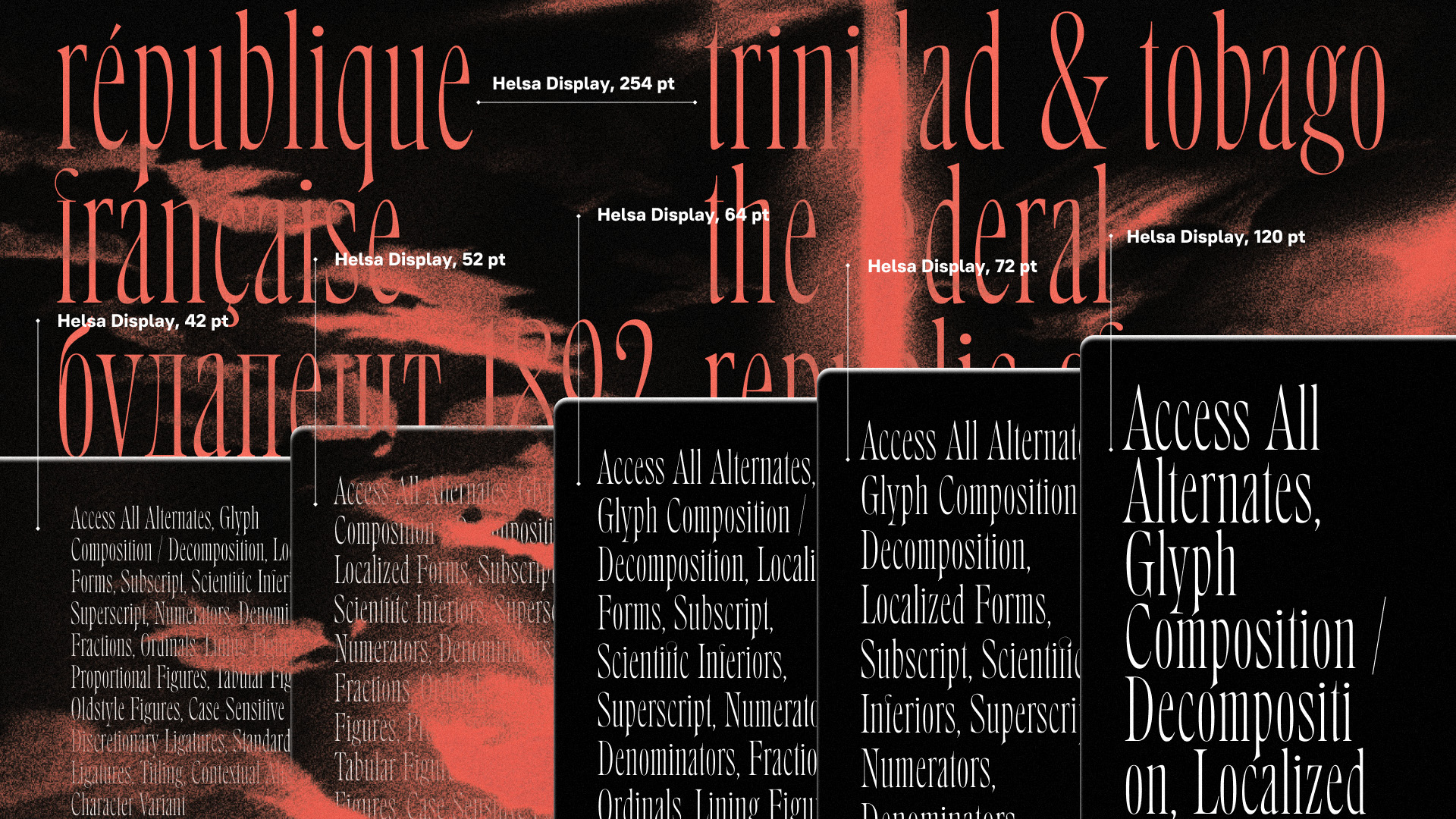 Helsa Display Typeface — Изображение №4 — Графика на Dprofile