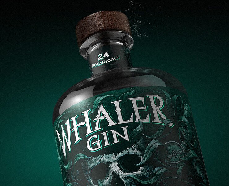 Whaler Gin - Label на Dprofile