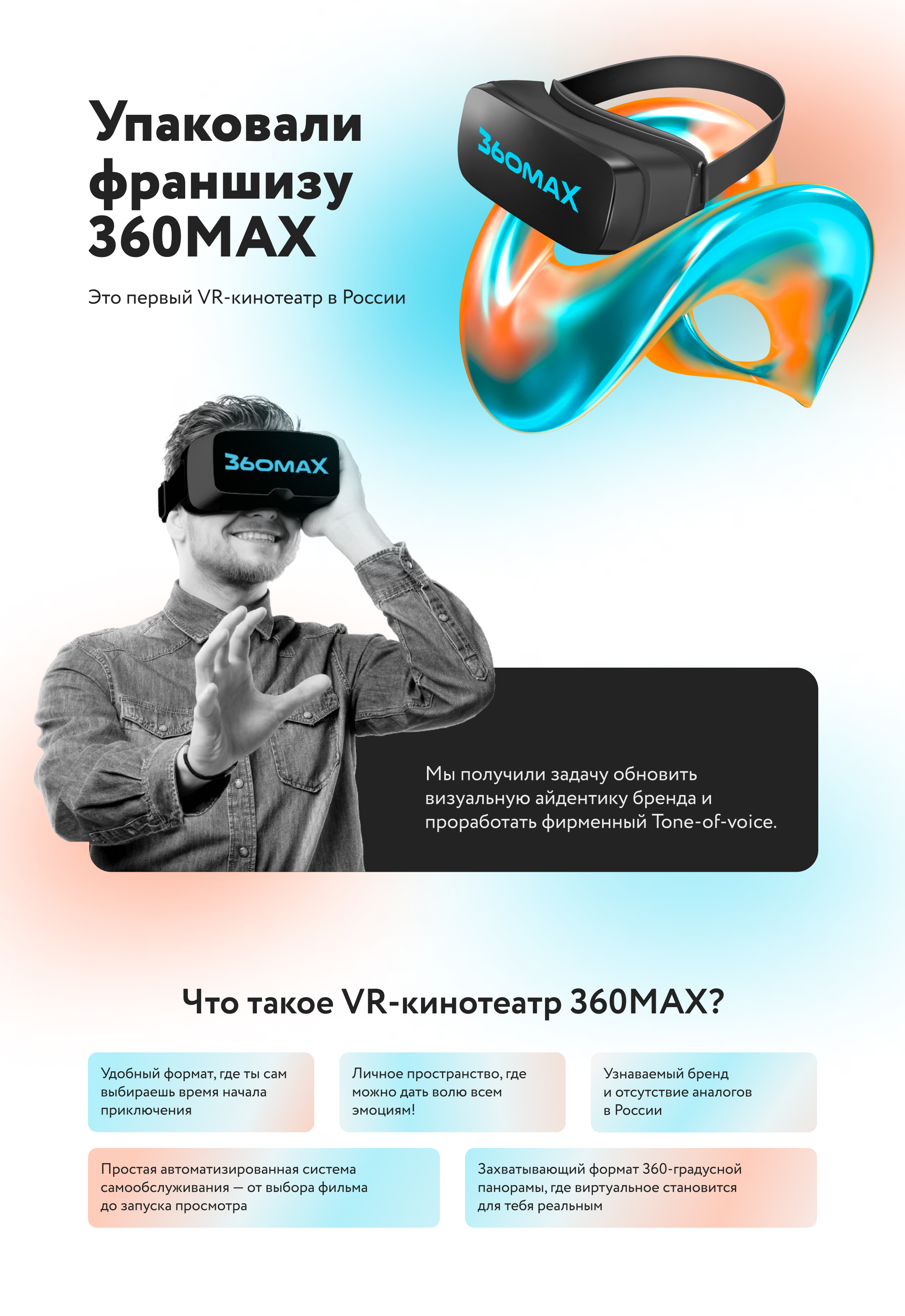 Упаковали франшизу 360MAX — Изображение №1 — Брендинг, Графика на Dprofile