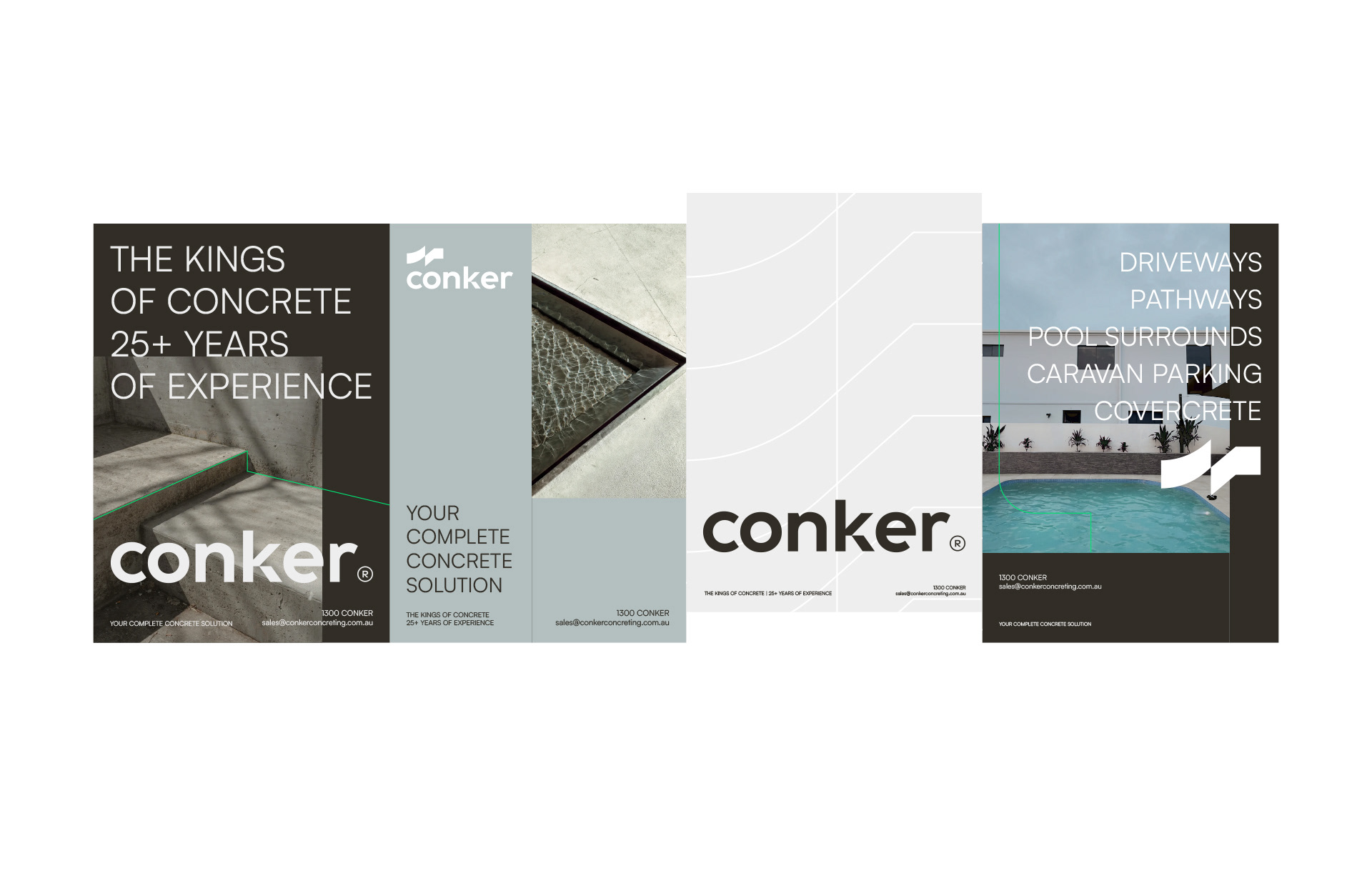 Conker Concreting — Изображение №7 — Брендинг, 3D на Dprofile