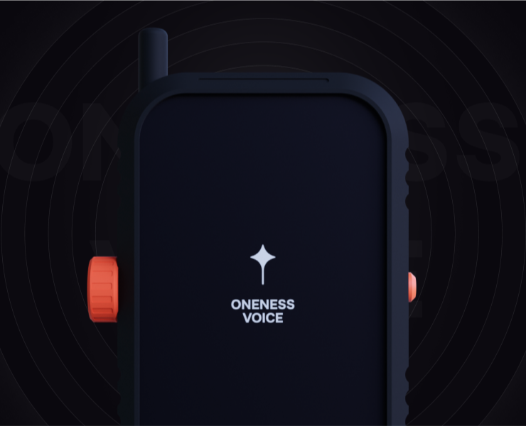 Oneness  voice - walkie-talkie — Интерфейсы, 3D на Dprofile
