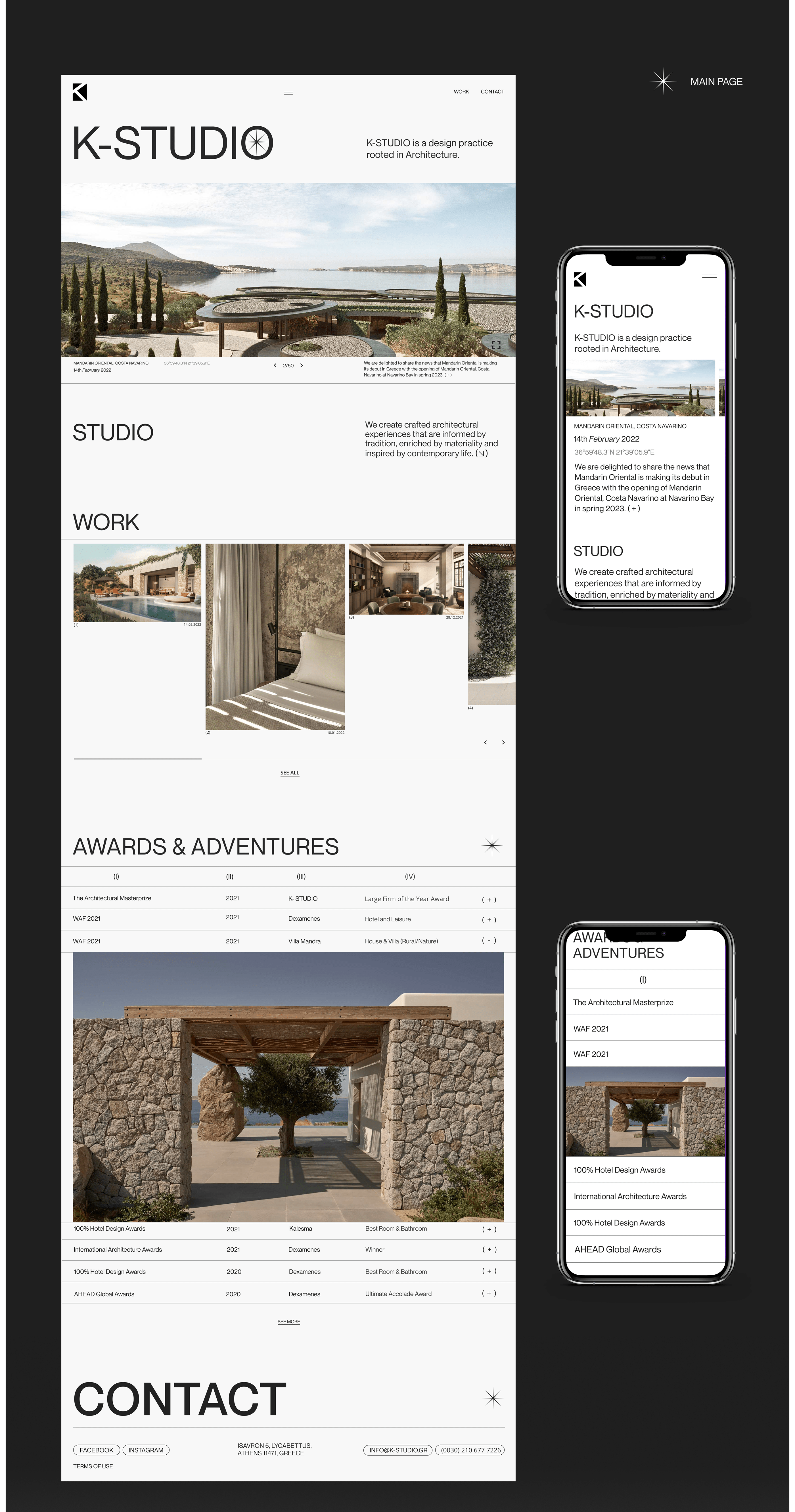 K-STUDIO - Architecture & Design Studio — Изображение №3 — Интерфейсы, Анимация на Dprofile