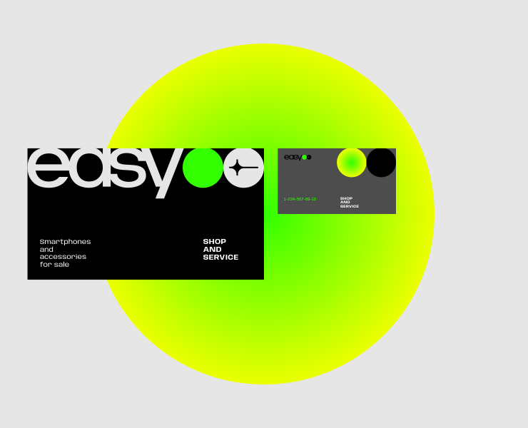 Easy — Logo Design and Visual Identity — Брендинг, Графика на Dprofile