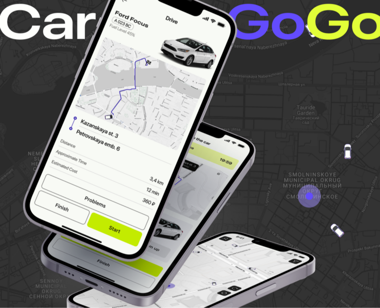 CAR-SHARING CARGOGO - mobile app на Dprofile