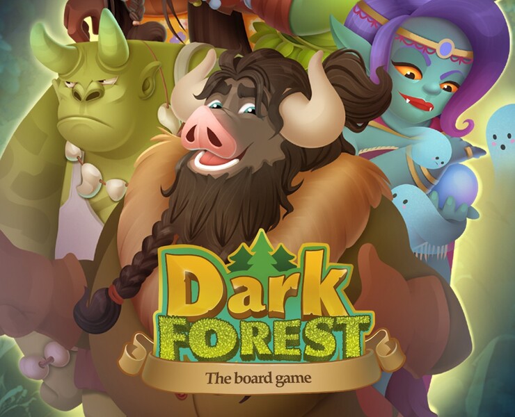 Настольная игра "Темный Лес" — Иллюстрация, Графика на Dprofile